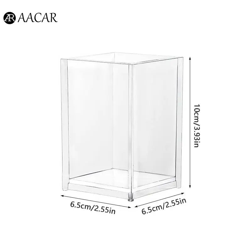 Make Up Organizer Plastic Makeup Brush Pot Storage Acrylic For Cosmetics Holder Desk Cosmetic Container