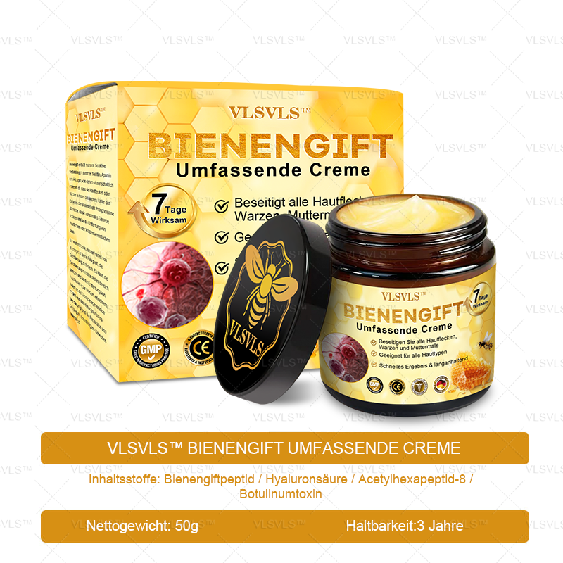 Hergestellt und versendet aus Deutschland  👑VLSVLS® Bienengift Hautregenerationscreme 🔥 LETZTER TAG 80 % RABATT