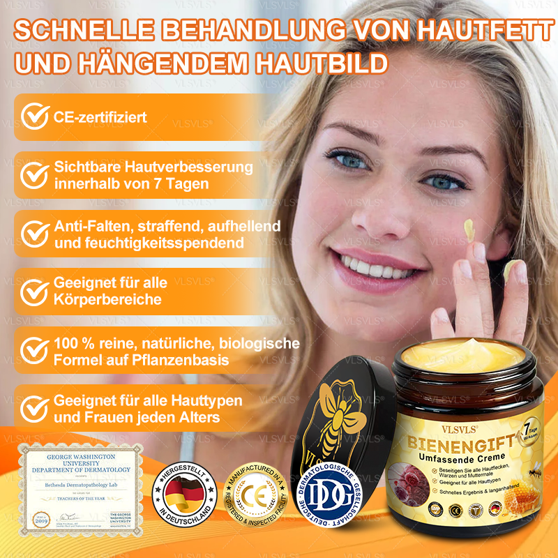 Hergestellt und versendet aus Deutschland  👑VLSVLS® Bienengift Hautregenerationscreme 🔥 LETZTER TAG 80 % RABATT