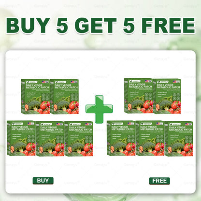 🥦 Offizieller Shop | IOWOL® Daily Vegetable Metabolic Patch – 39 Gemüse- und Pflanzenextrakte zur Unterstützung von Verdauung, Stoffwechsel und Energie