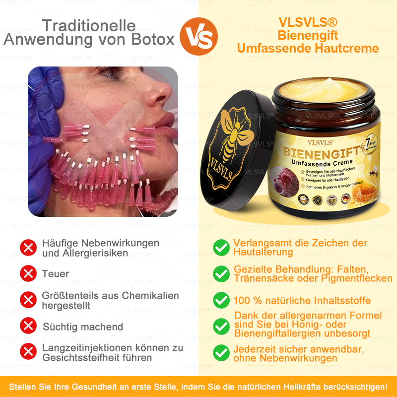 Hergestellt und versendet aus Deutschland  👑VLSVLS® Bienengift Hautregenerationscreme 🔥 LETZTER TAG 80 % RABATT
