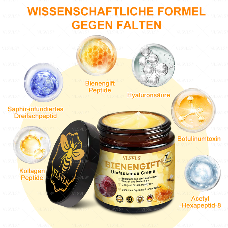 Hergestellt und versendet aus Deutschland  👑VLSVLS® Bienengift Hautregenerationscreme 🔥 LETZTER TAG 80 % RABATT