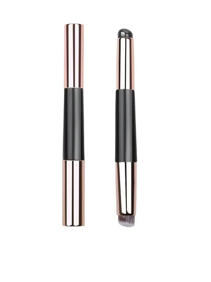 2 in 1 Silicone Lipstick Brush, Smudge Brush, Soft Bristles, Concealer, Portable Beauty Makeup Tool