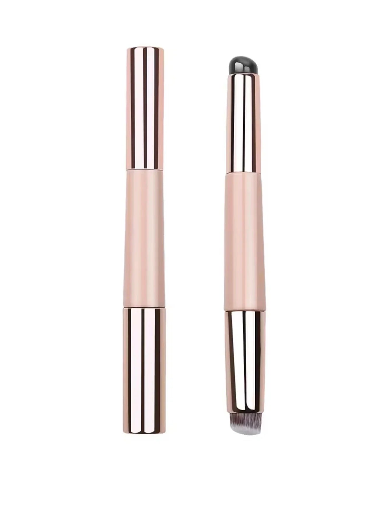2 in 1 Silicone Lipstick Brush, Smudge Brush, Soft Bristles, Concealer, Portable Beauty Makeup Tool