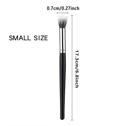 Dot brush Blush brush pure wool flat head small large optional makeup brush Soft hair wooden handle beauty tools