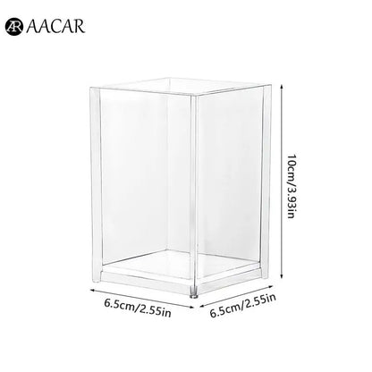 Make Up Organizer Plastic Makeup Brush Pot Storage Acrylic For Cosmetics Holder Desk Cosmetic Container