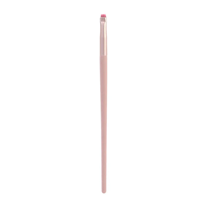 Pink Black Eye Makeup Brushes Flat Eyebrow Eyeliner Brush Professional Angled Wooden Eyeshadow Brushes Make Up Cosmetics Tools
