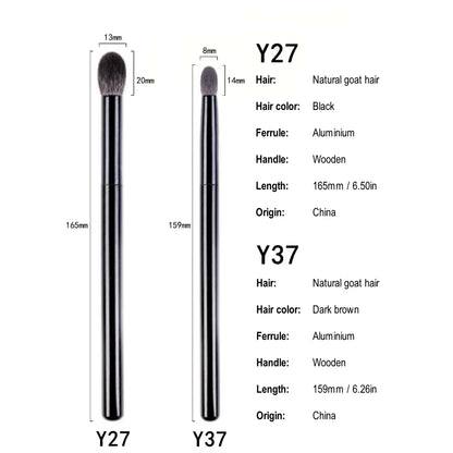 Tapered Eyeshadow Blending Makeup Brush Natural Goat Hair Nose Shadow Eyeshadow Make Up Tools