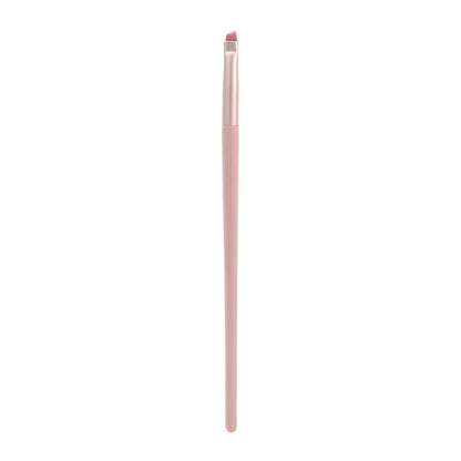Pink Black Eye Makeup Brushes Flat Eyebrow Eyeliner Brush Professional Angled Wooden Eyeshadow Brushes Make Up Cosmetics Tools