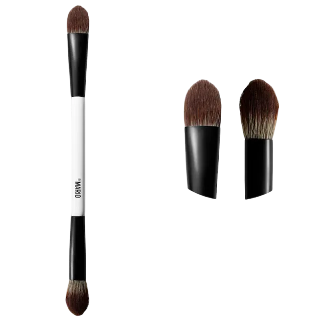 2 in 1 Highlight Blush Makeup F4 Brush Ambient Soft Glow Blush Brush Soft Fiber Hair Fashion Face Brush