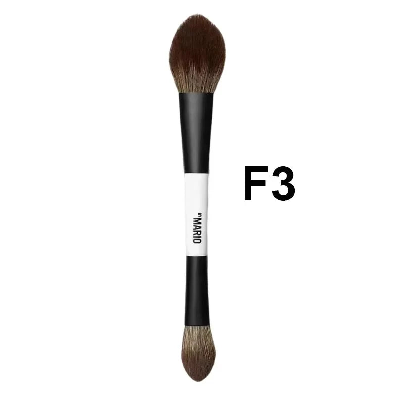 2 in 1 Highlight Blush Makeup F4 Brush Ambient Soft Glow Blush Brush Soft Fiber Hair Fashion Face Brush