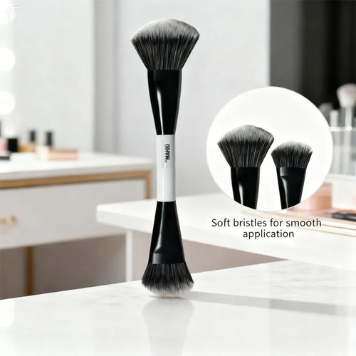 2 in 1 Highlight Blush Makeup F4 Brush Ambient Soft Glow Blush Brush Soft Fiber Hair Fashion Face Brush